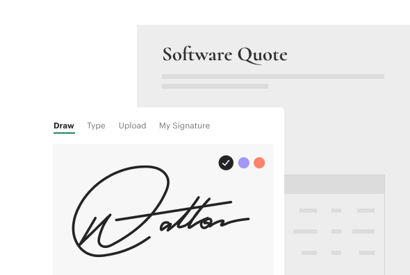Document Signature Quote